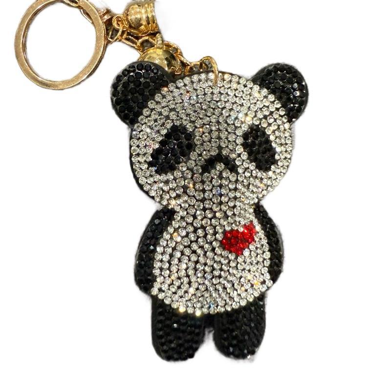 LGS Charms - Bears - Rhinestone Keychain Fashion Accessory with Tassel