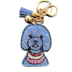 LGS Charms - Dogs & Cats - Rhinestone Keychain Fashion Accessory with Tassel