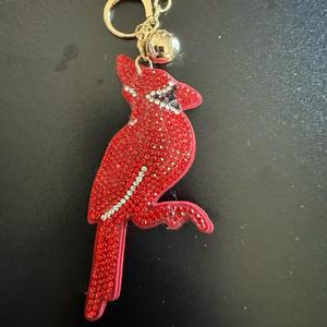 LGS Charms - Birds - Rhinestone Keychain Fashion Accessory with Tassel