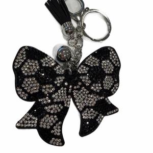 LGS Charms - Sports - Rhinestone Keychain Fashion Accessory with Tassel
