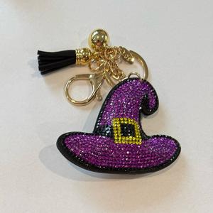 LGS Charms - Halloween and Autumn - Rhinestone Keychain for Zippy Bag Fashion Accessory with Tassel