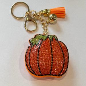 LGS Charms - Halloween and Autumn - Rhinestone Keychain for Zippy Bag Fashion Accessory with Tassel