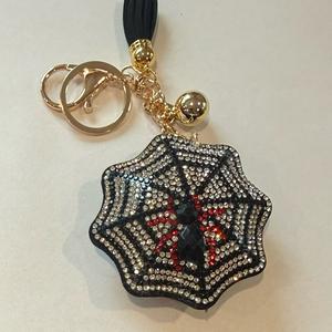 LGS Charms - Halloween and Autumn - Rhinestone Keychain for Zippy Bag Fashion Accessory with Tassel