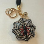 LGS Charms - Halloween and Autumn - Rhinestone Keychain for Zippy Bag Fashion Accessory with Tassel