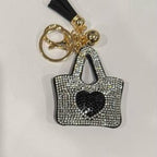 LGS Charms - Misc - Rhinestone Keychain for Zippy Bag Fashion Accessory with Tassel