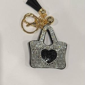 LGS Charms - Misc - Rhinestone Keychain for Zippy Bag Fashion Accessory with Tassel