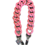 LGS Marbled Matte Bag Chains - 18”