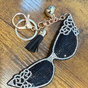 LGS Charms - Misc - Rhinestone Keychain for Zippy Bag Fashion Accessory with Tassel