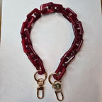 LGS Zip Links 18" Acrylic Bag Chains Purse Accessories