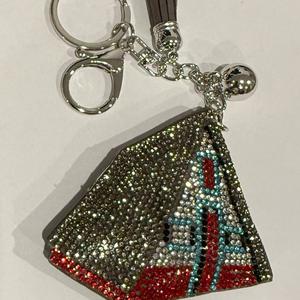 LGS Charms - Misc - Rhinestone Keychain for Zippy Bag Fashion Accessory with Tassel
