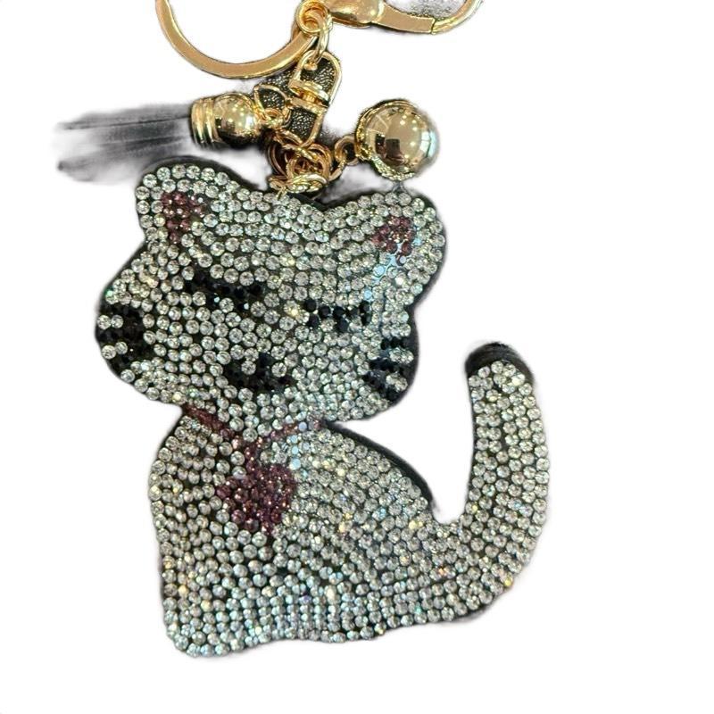 LGS Charms - Dogs & Cats - Rhinestone Keychain Fashion Accessory with Tassel